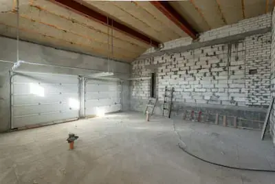 garage in construction